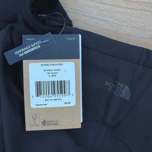 The North Face Women’s Varque Shorts Black Size Small S/Reg NWT Lightweight - Picture 4 of 7